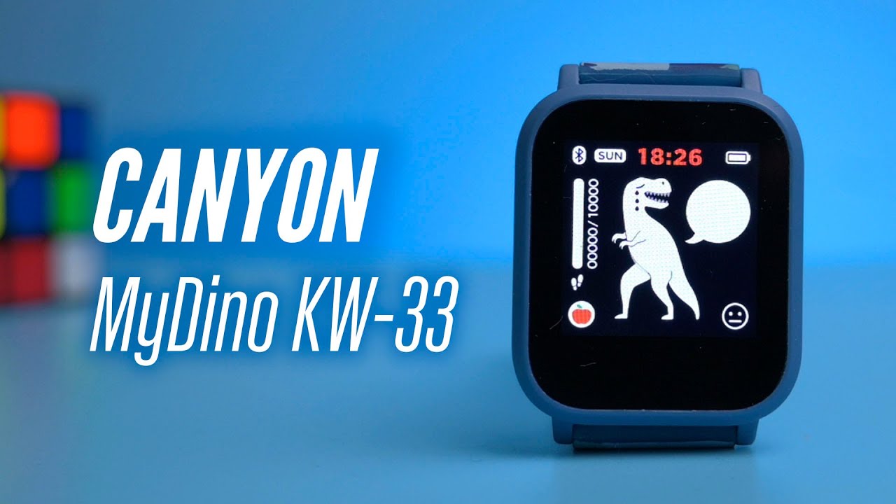 Canyon MyDino KW-33 — детские умные часы с динозавром внутри