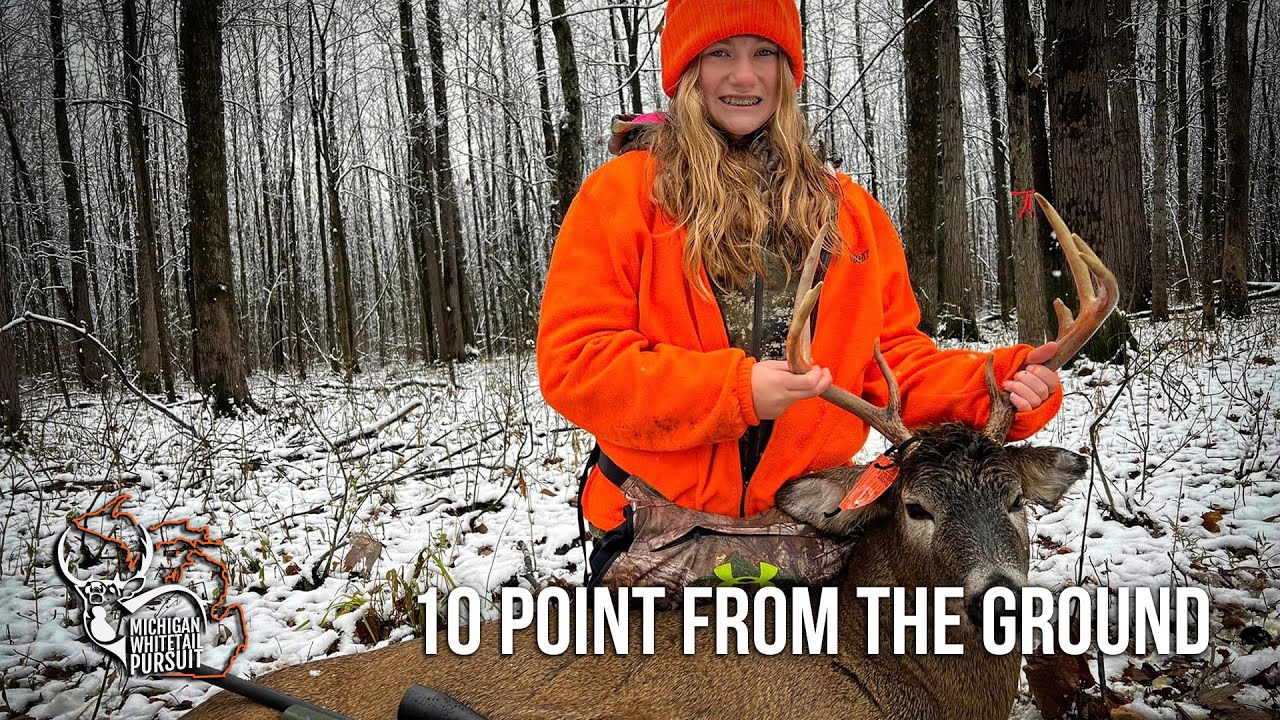 Michigan Firearm Season 2022: Public Land 10pt from the ground with .350 Legend!