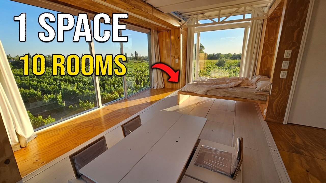 I Lived 24 Hours in the Transforming House I Built Alone