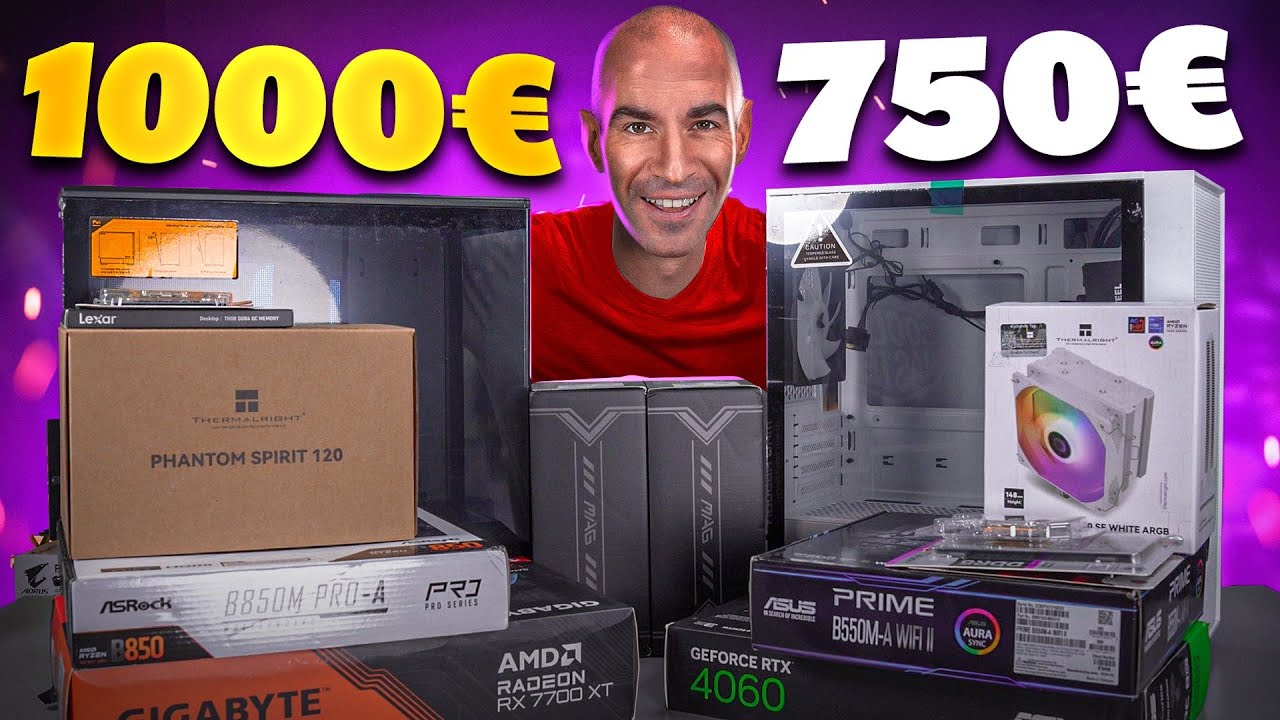 Je monte 2 PC GAMER !!  750€ & 1000€