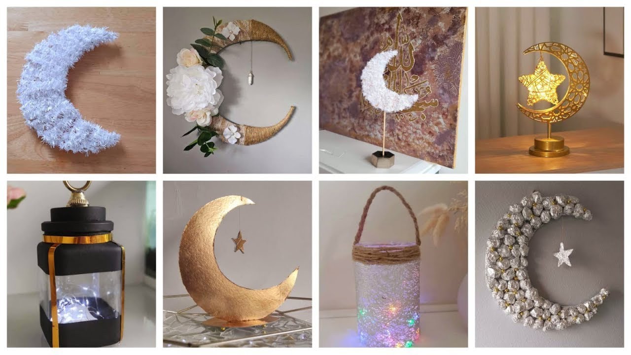 أفكار ✨لزينة رمضان 2025 🌙بطريقة بسيطة باشياء متوفرة عندك #diy #deco #craft #ideas رمضان#ramadan