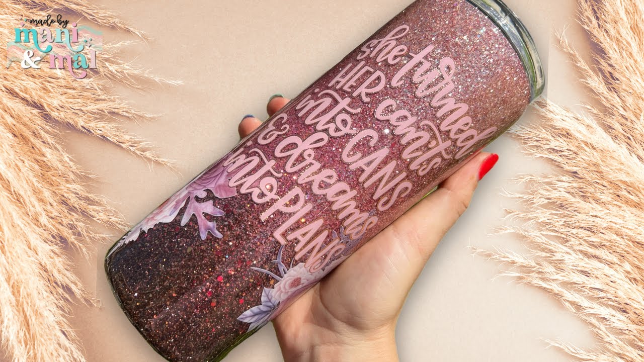 Fall Glitter Ombre Tumbler Tutorial