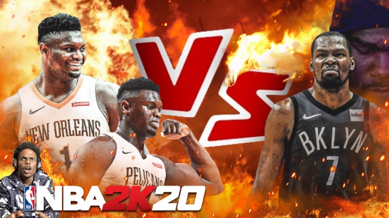 NBA 2K20 ZION WILLIAMSON vs KEVIN DURANT!! *hilarious