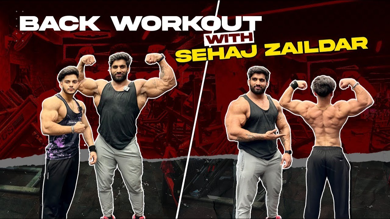 Back Workout And Lunch With @SehajZaildar  | Nitin Chandila