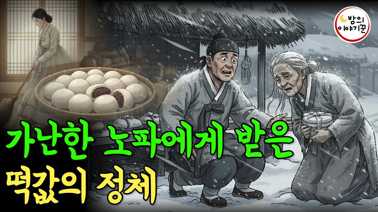 두쫀쿠보다 쫀득한 찹쌀떡장수, 떡값의 정체는? |야담|만담|옛날이야기|옛날만담|사연