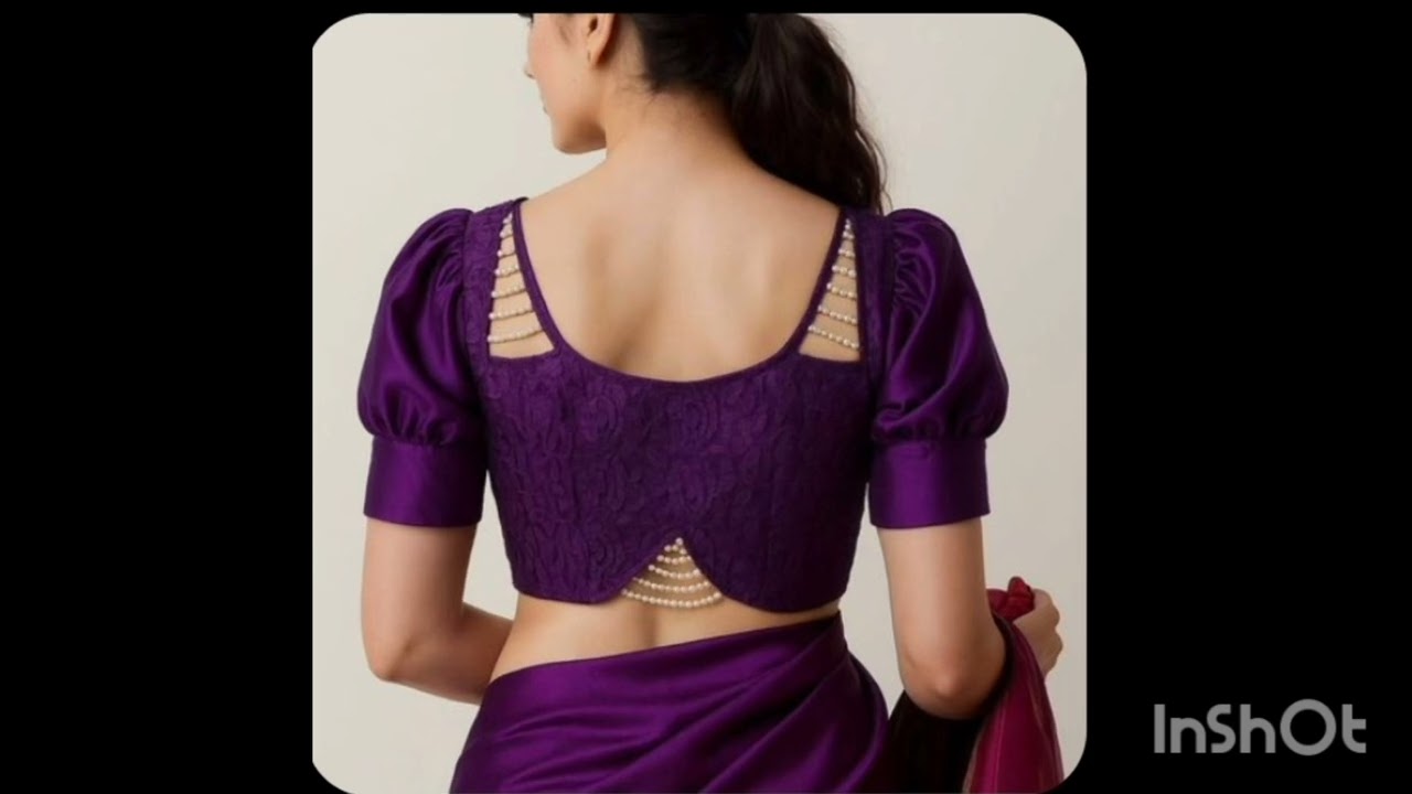 💃सिंपल साड़ी भी लगेगी खूबसूरत, ऐसी यूनिक डिजाइन कहीं नहीं मिलेगी | cutting andstitching new blouse