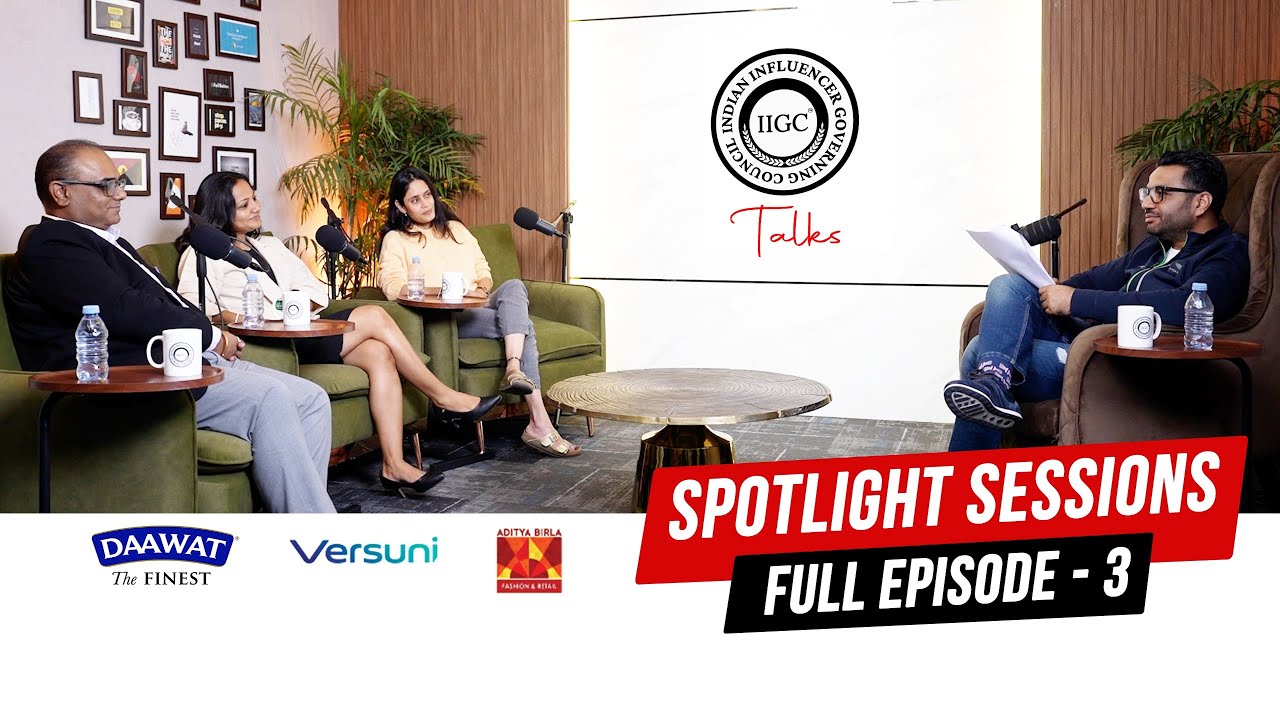 IIGC Talks Spotlight Sessions Ep 3  | Sahil Chopra with Manasi, Ganapathy & Pooja
