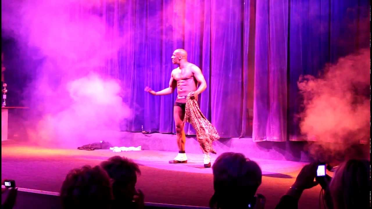 Black male stripper Kenzo | Michael Jackson striptease show 2
