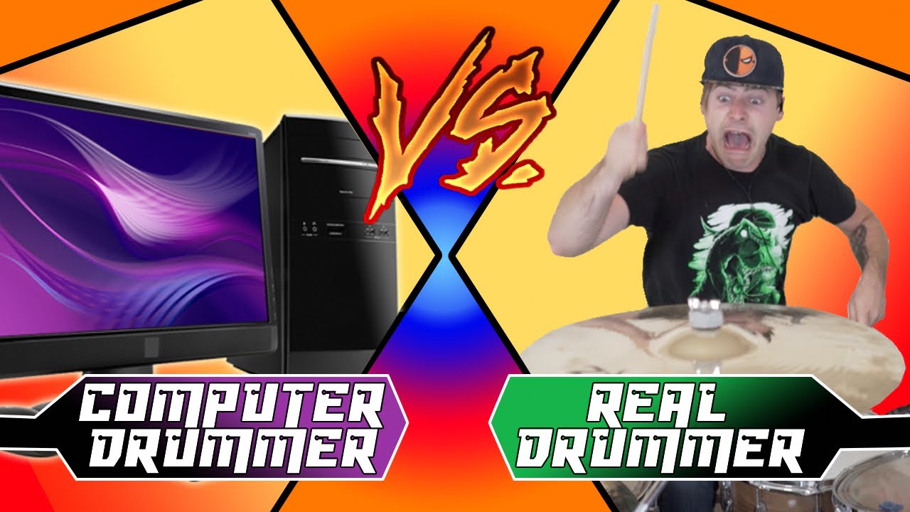 Real Drummer VS Computer Drums