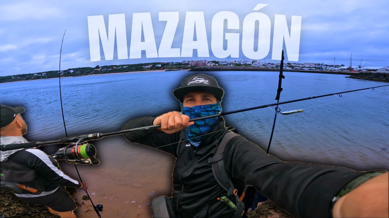 Mi AMIGO y YO hacemos una BUENA PESCA en el ESPIGÓN de MAZAGÓN (HUELVA) | SPINNING LIGERO