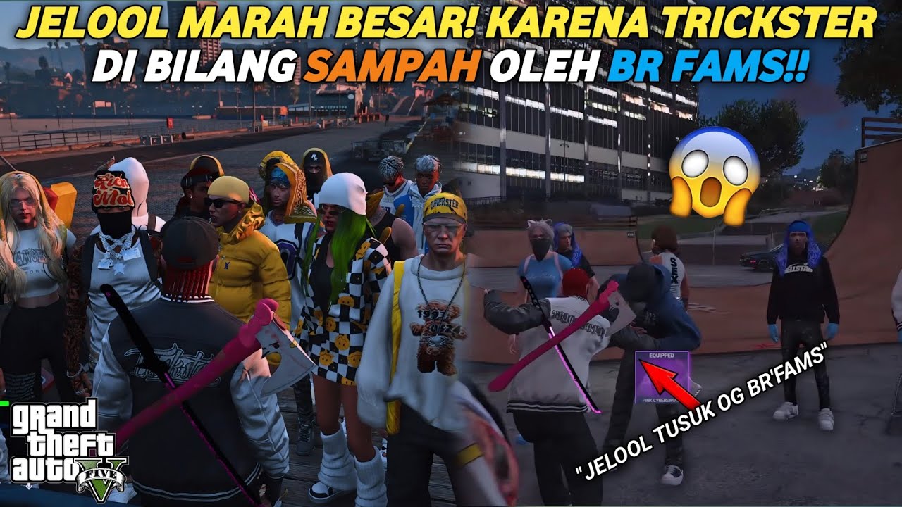 JELOOL MARAH BESAR KARENA TRICKSTER DI BILANG SAMPAH OLEH BR FAMS ‼️| GTA 5 ROLEPLAY
