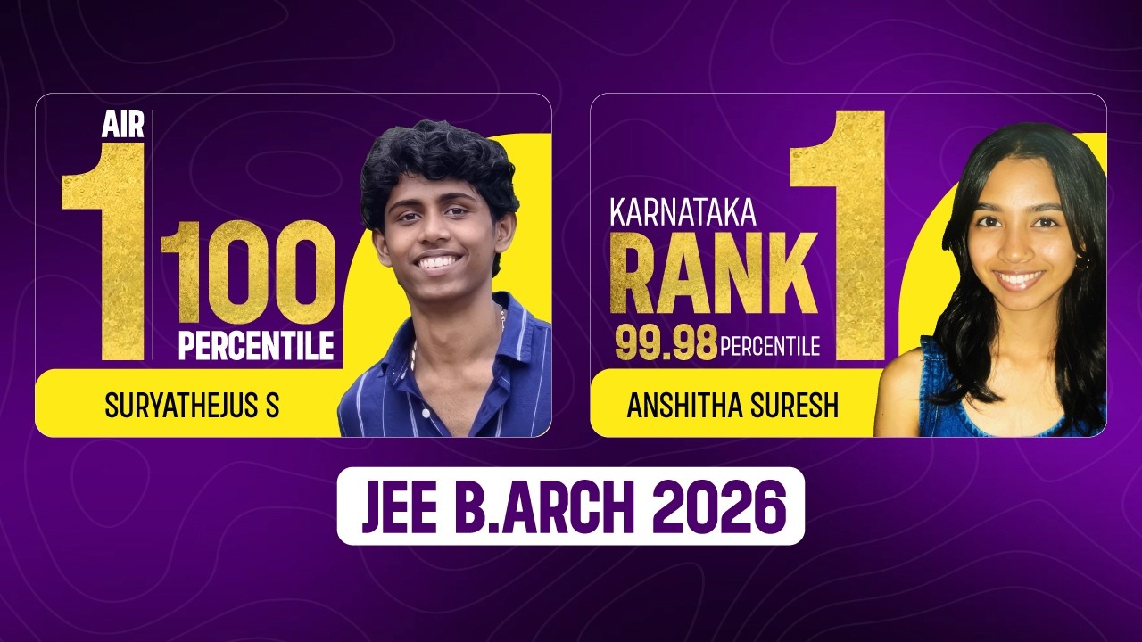 100%ile is rare, Unless you’re at THiNC | AIR -1 , Kerala Topper , Karnataka Topper | LIVE 🎯