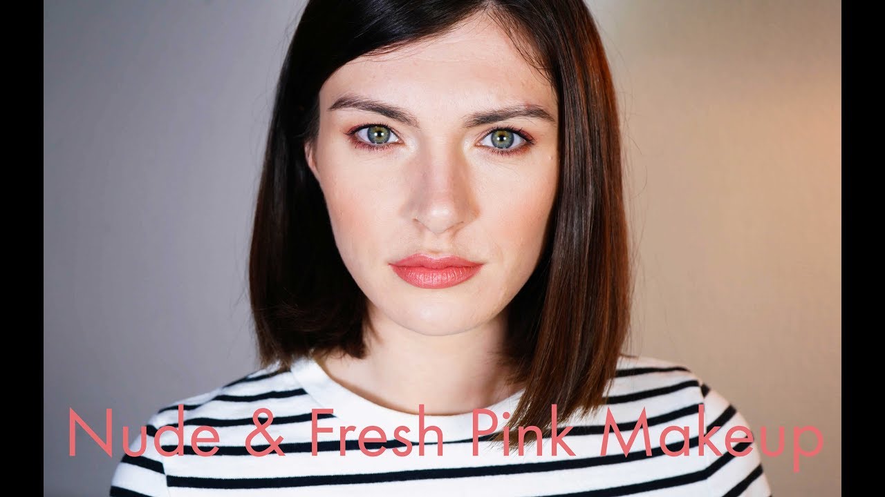 Nude & Fresh Pink Makeup || The Very French Girl