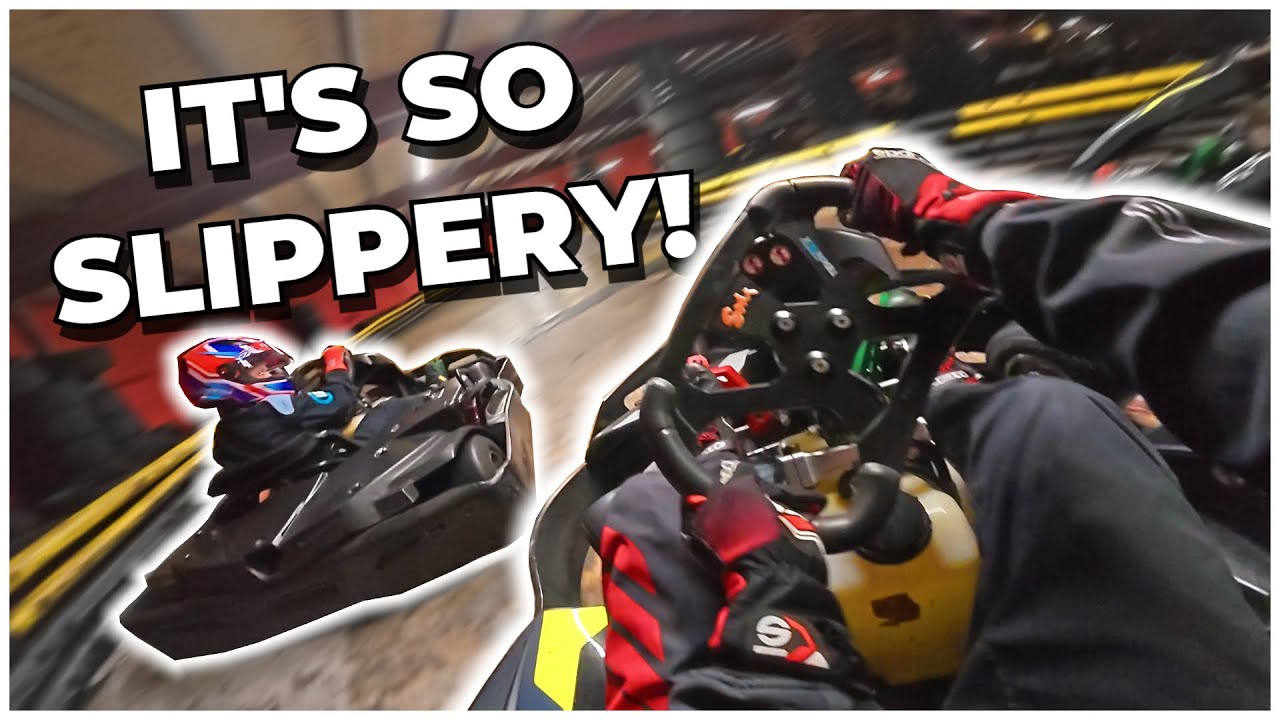 KARTING on a WET INDOOR TRACK at Fastlane Karting