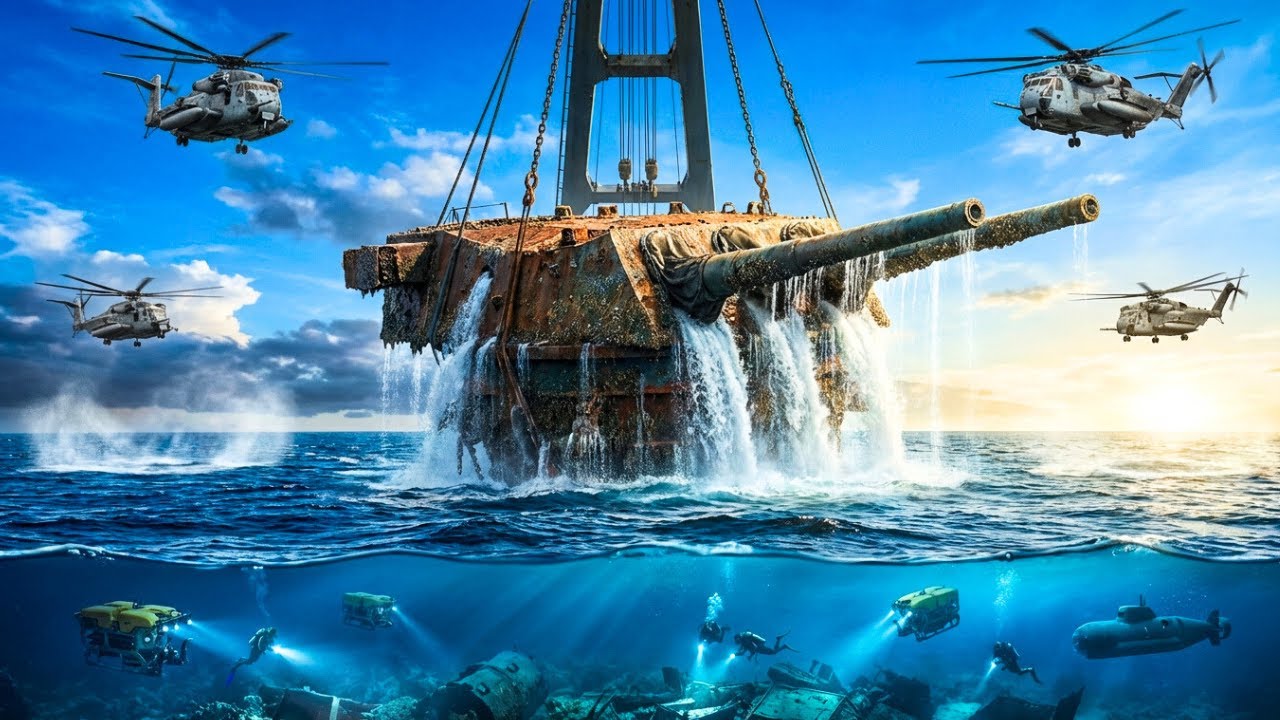 Recovering the World's Heaviest Battleship Gun Underwater Was a HUGE Mistake Experts Warn | ASMR