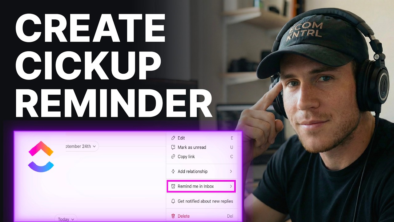 How To Create A Reminder In ClickUp (2026) | Task Alerts