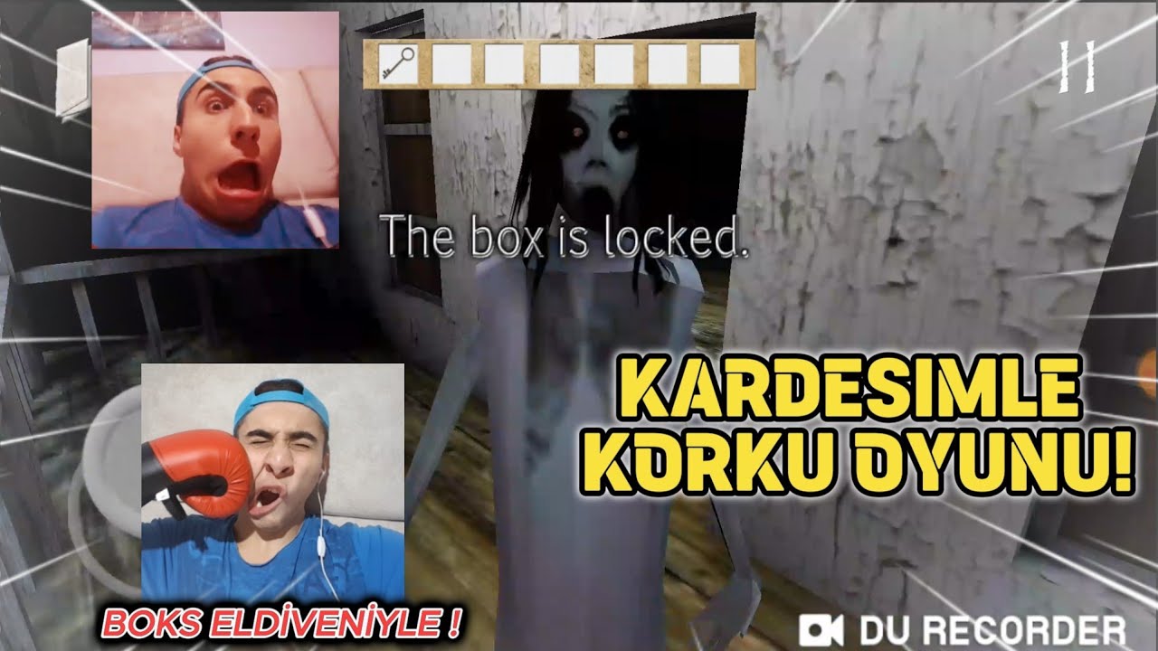 KORKARSAN YÜZÜNE YUMRUK YERSİN KARDEŞİM İLE KORKU OYUNU