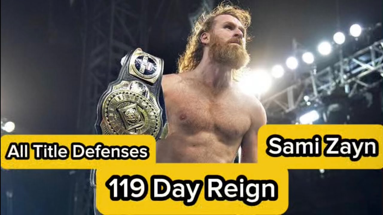 Every Intercontinental Championship Title Defense of Sami Zayn’s 4th Reign (119 Days)