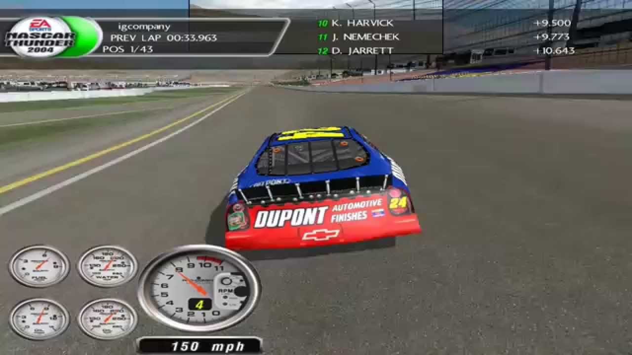 NASCAR Thunder 2004 PC Gameplay HD