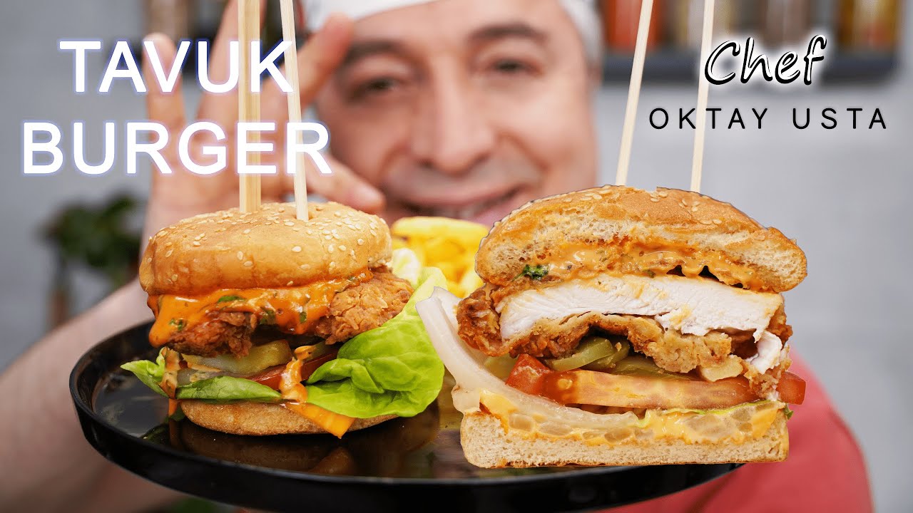 TAVUK BURGER ❗Öyle Güzel Oldu ki Tadına Bayılacaksınız
