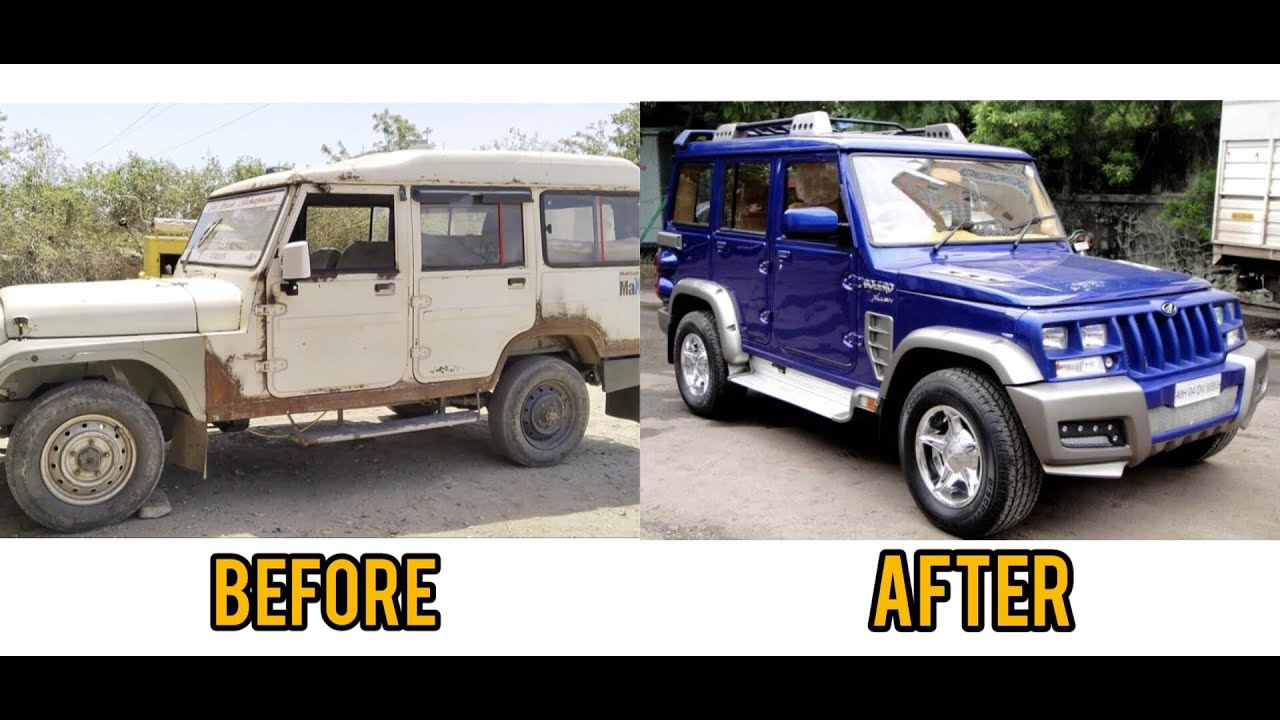 Mahindra maxx colour denting and fully restore ( By : Painting_guru.12             #denting#restore