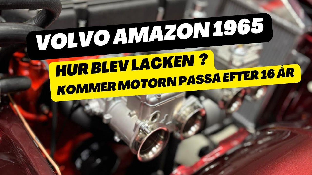 Volvo Amazon, Hur blev lacken ? Titta så fin den blir !