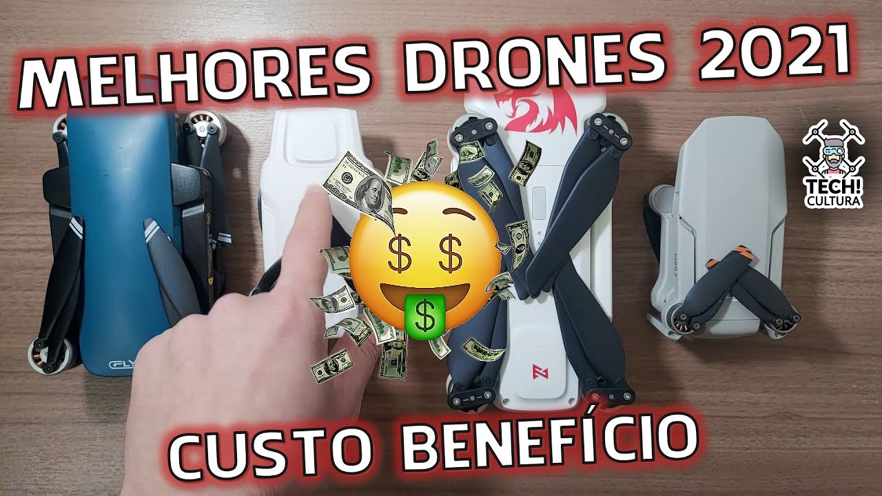 Melhores Drones Custo Benefício 2021 - Conheça drones bons e baratos para iniciantes em 2021