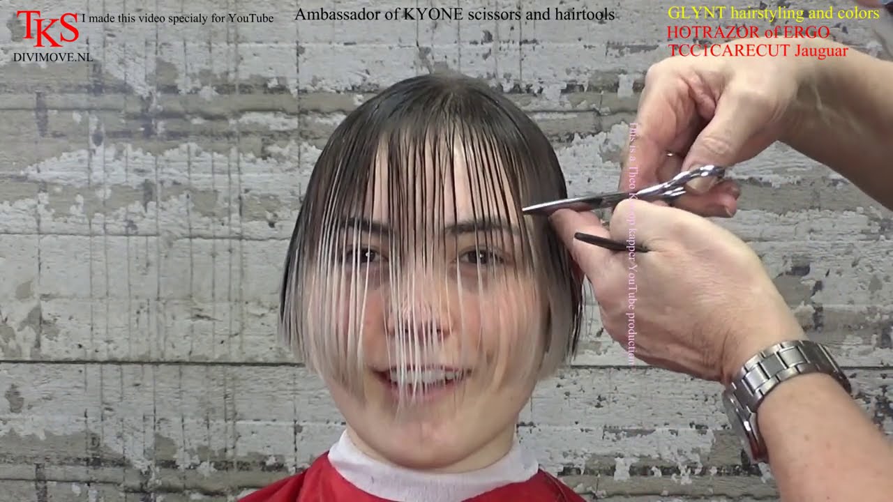 From medium long, to BOB hairstyle! in a *SUPER*WARM*COLOR* Tutorial with Floor by T.K.S