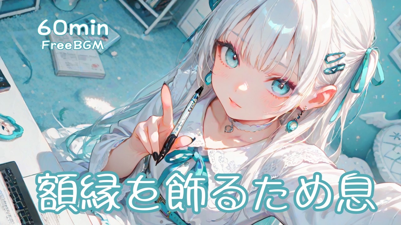 【フリーBGM】額縁を飾るため息 【chill | かわいい | まったり | 作業用 | 配信用】