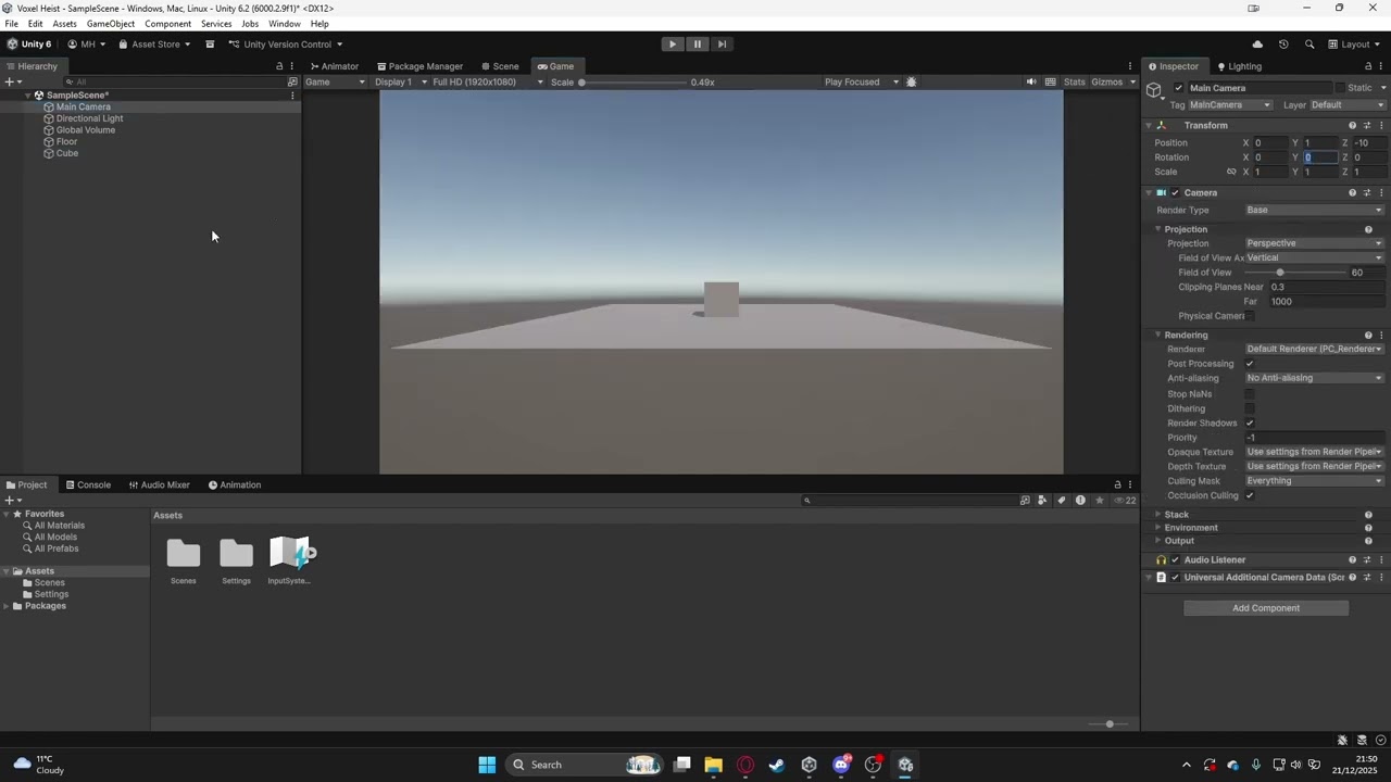 Voxel Heist: 0 - Unity Setup & Editor Fundamentals