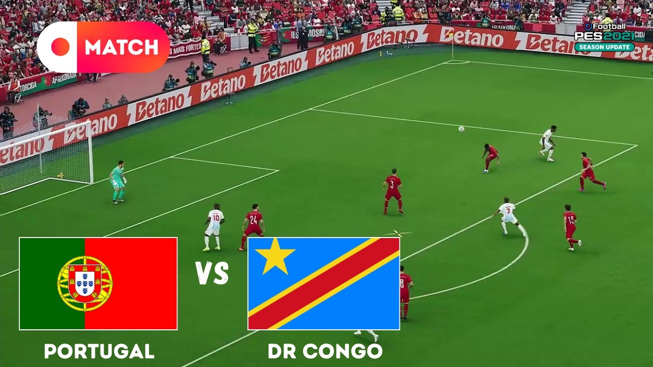 PORTUGAL vs DR CONGO | World Cup 2026 Match Simulation | eFootball PES 21 Gameplay