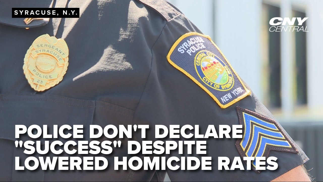 Despite recent violence, overall homicide rate in Syracuse down from last year