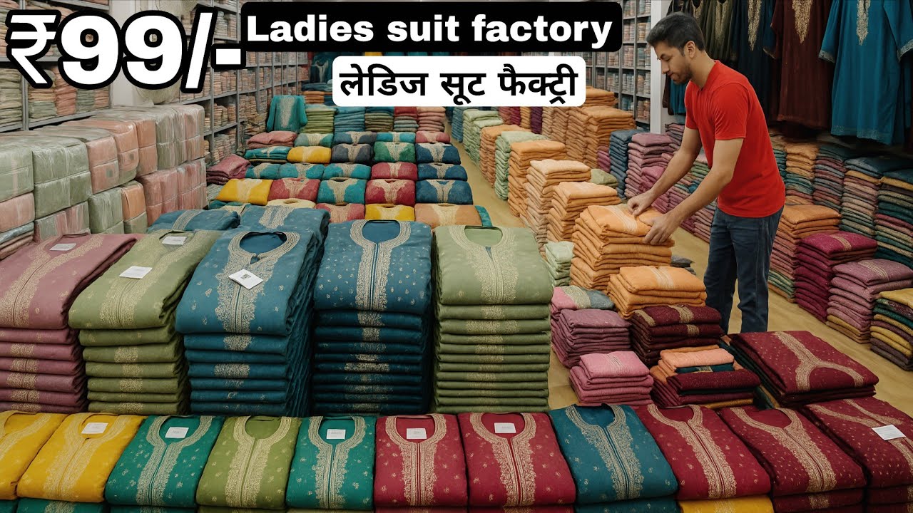 Ladies suit factory in surat | dress material manufacturer surat vanshmj