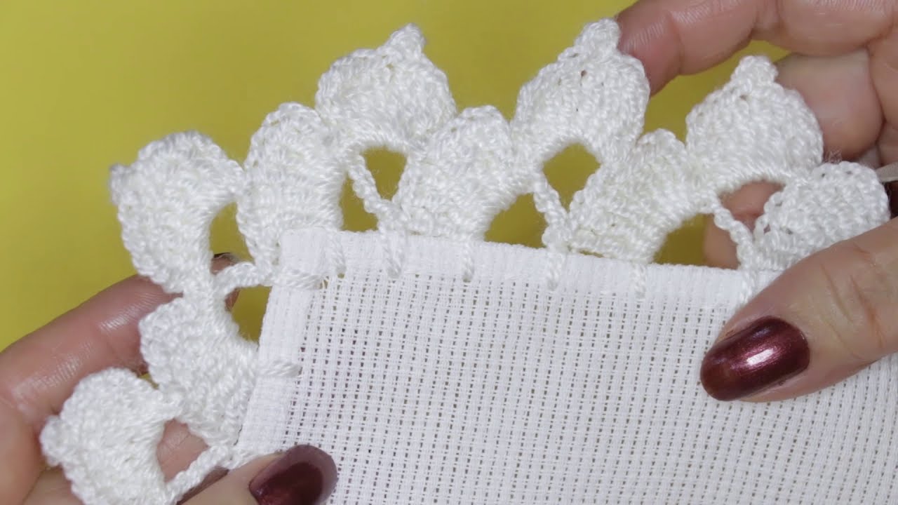 ORILLA TEJIDA FACIL PRINCIPIANTES 🧶