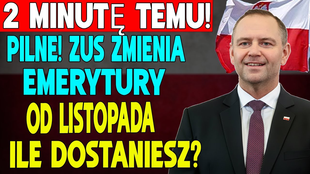 PILNE: ZUS wprowadza duże zmiany w emeryturach od listopada 2025 r. &ndash; sprawdź, ile zyskasz!