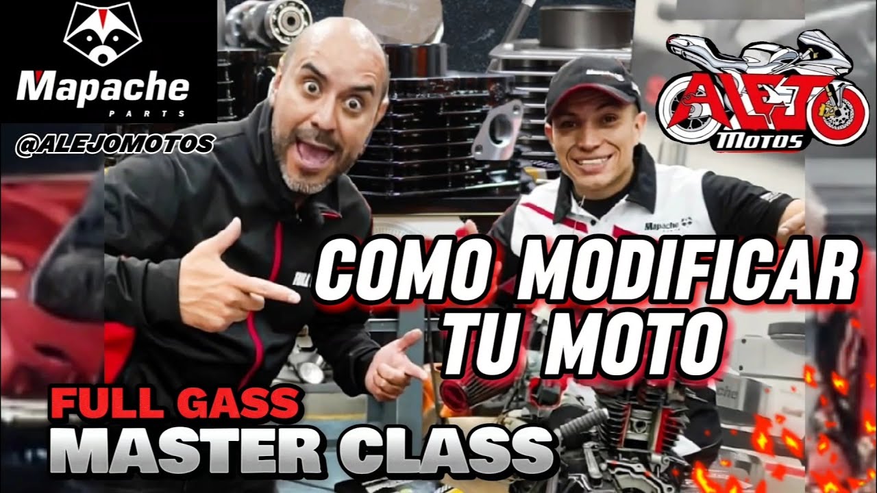 COMO MODIFICAR TU MOTO? 🔥/ MASTER CLASS🛠️/ Ft. FULL GASS y Mapache Parts/ ALEJO MOTOS/ Wilmer Alejo