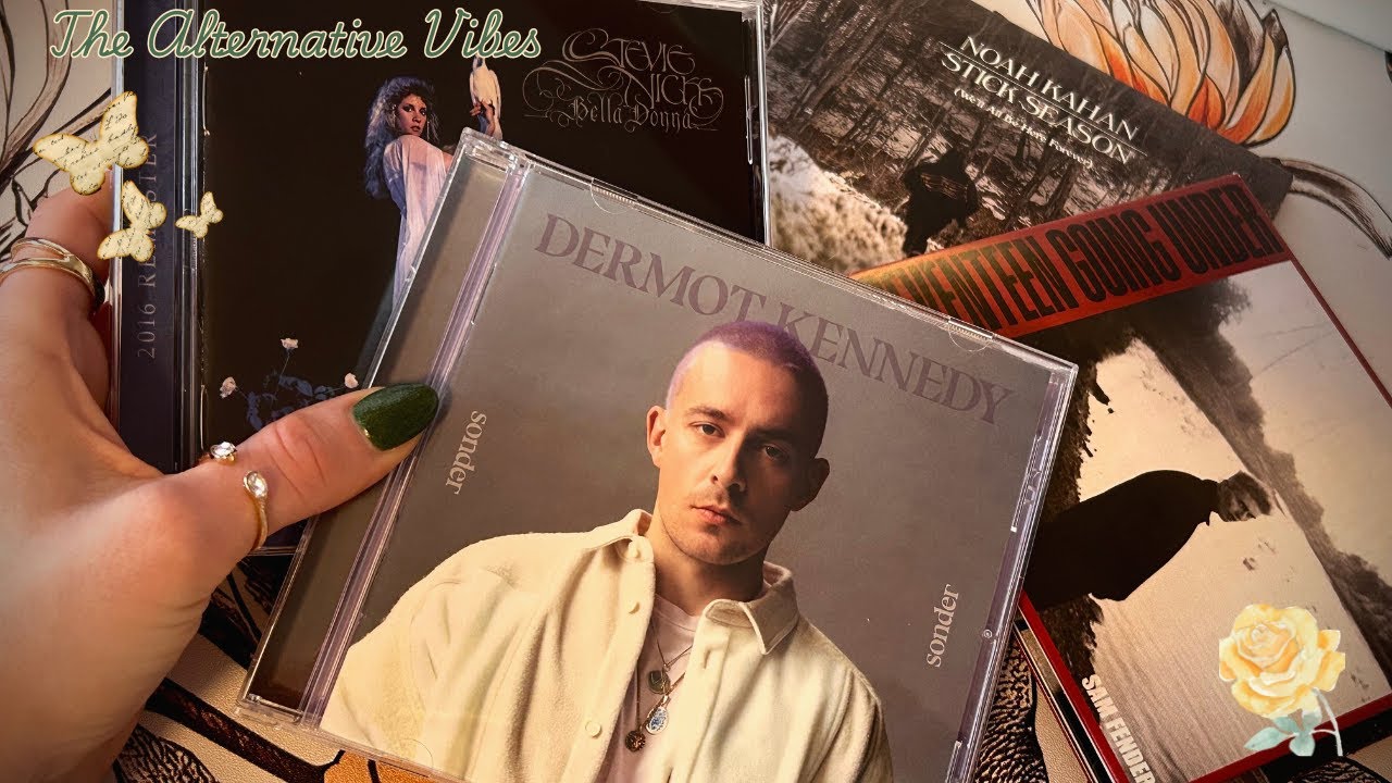 FIRST ASMR ~ My CD Collection: The Alternative Vibes 🎵 (Soft Spoken, Tracing, Tapping, Hand Sounds)