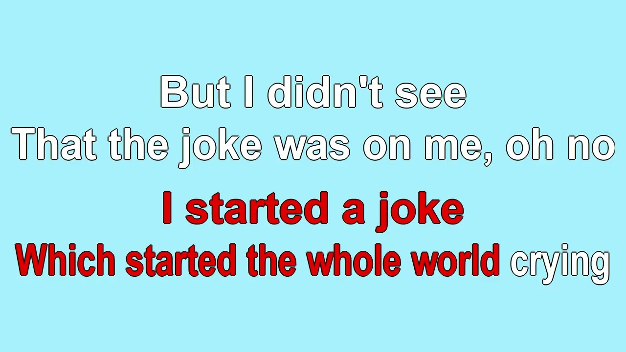 I Started a Joke by The Bee Gees 1968