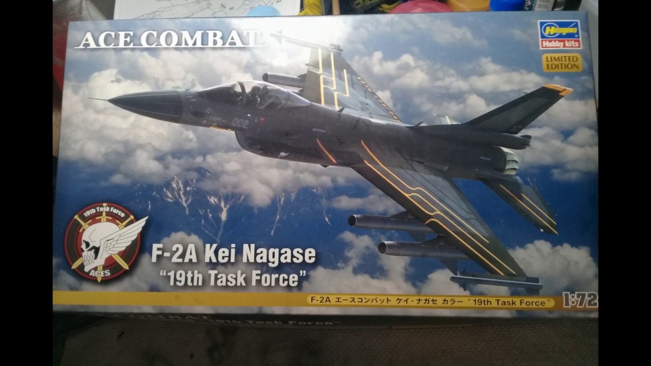 ACE COMBAT MODEL KIT F-2A KEI NAGASE 1/72 HASEGAWA