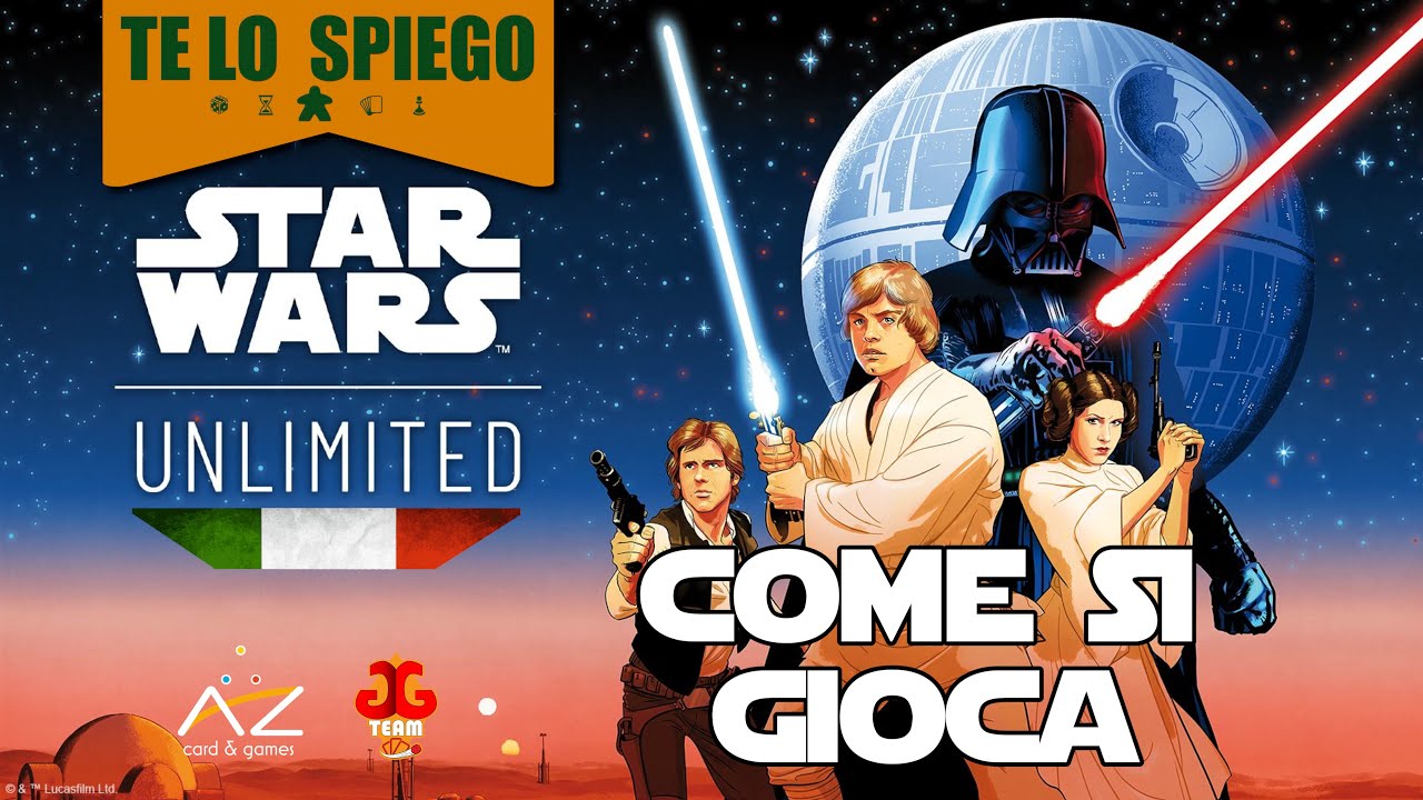 STAR WARS UNLIMITED TCG - COME SI GIOCA E ORGANIZED PLAY ft. @asmodeeItalia [TE LO SPIEGO]#tutorial