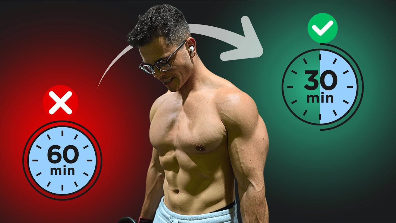 Trainingszeit f&uuml;r Muskelaufbau halbieren...? MACH DAS!