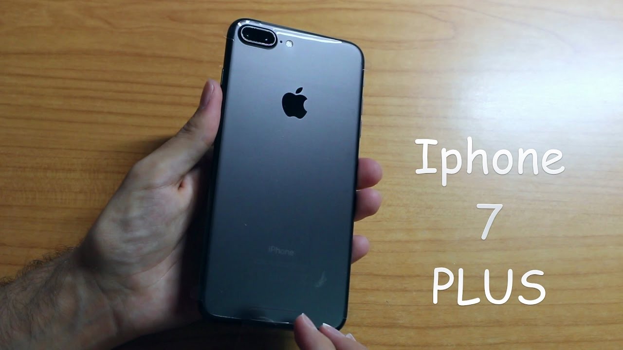 Unboxing Apple iPhone 7 Plus Negro mate