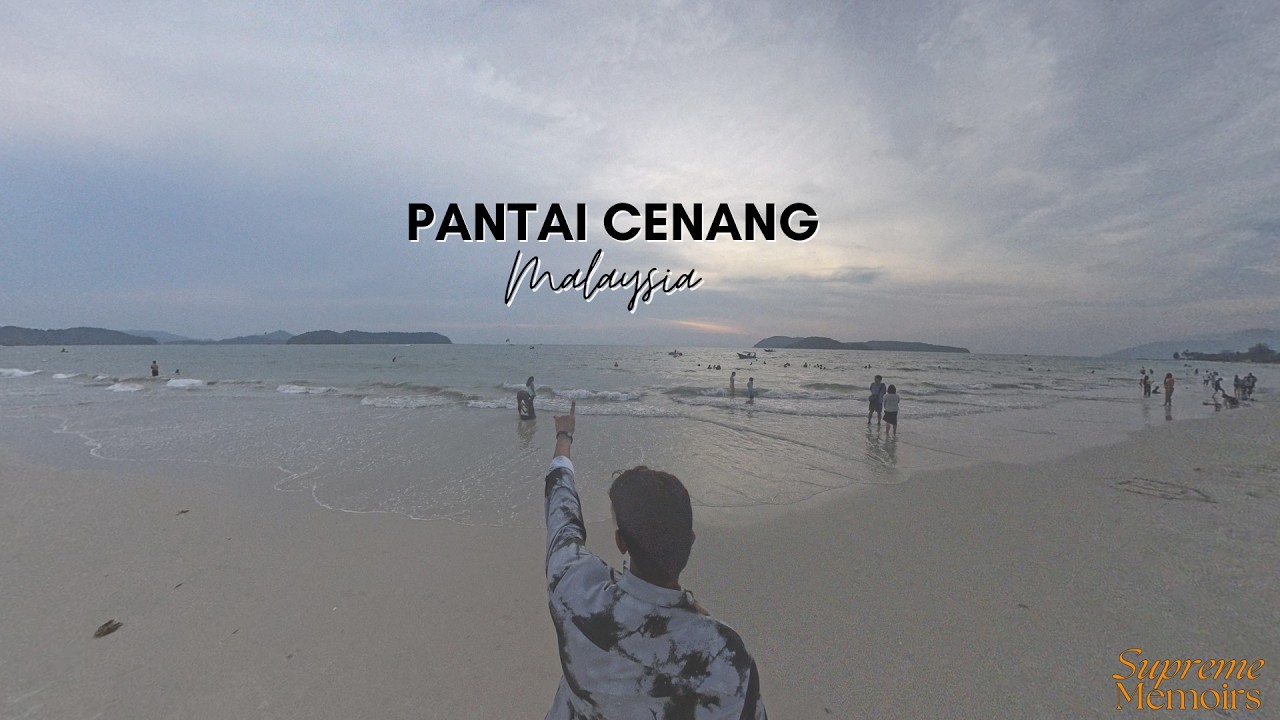 Pantai Cenang Beach Late Evening Glow 🌆 | Langkawi Calm Vibes