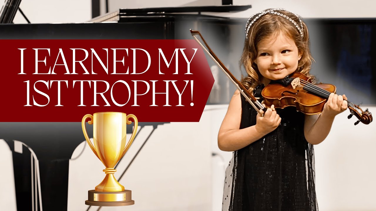 Angelica Nero, Just 4, Graduates Suzuki Book 1 & Performs Violin and Piano Recital | Rising Star!