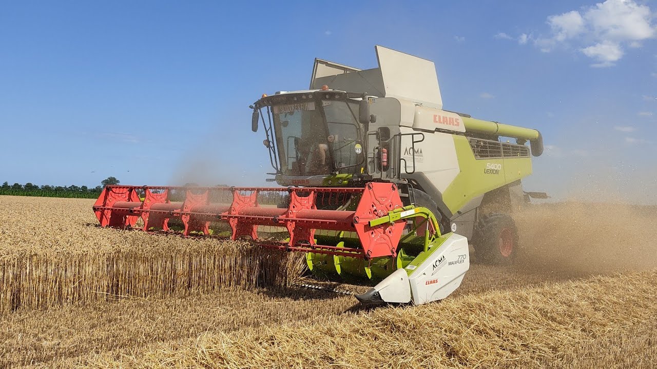 Trebbiatura grano 2021 | *NEW* Claas Lexion 5400 | Maxflex 770 | Salvador