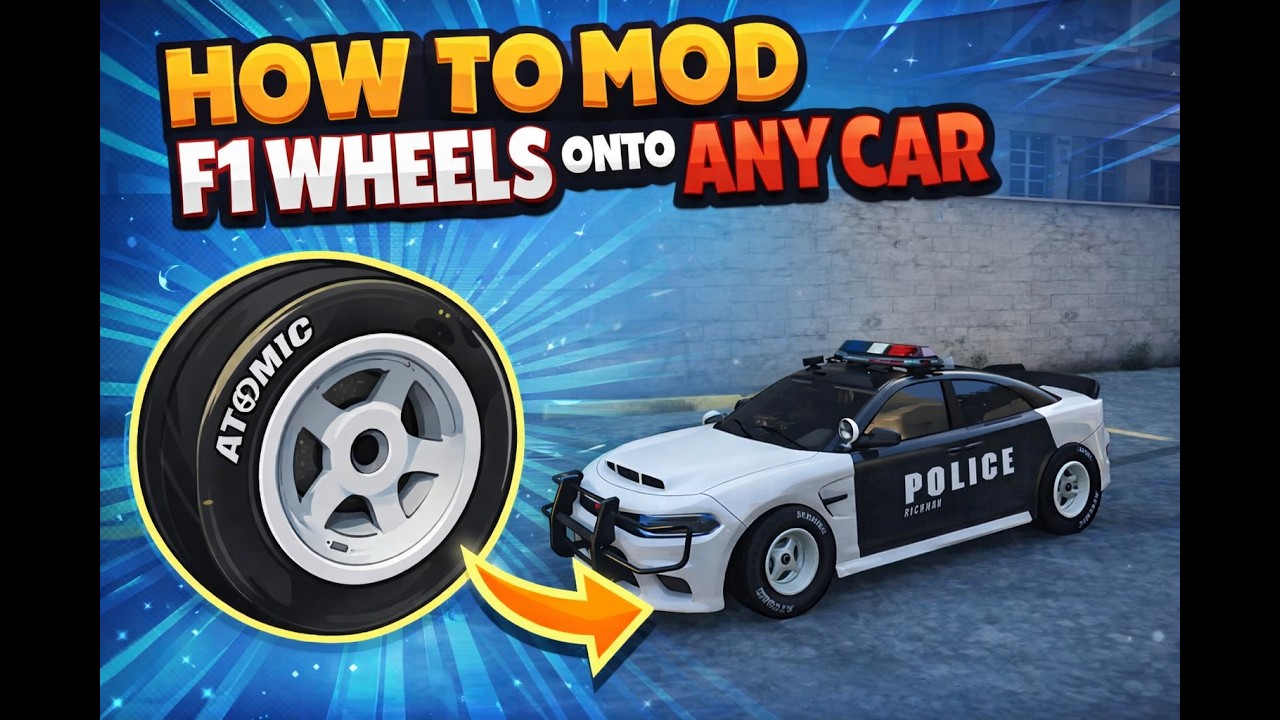 How to save F1 wheels/tire design in GTA using Cherax (Bunny Script)