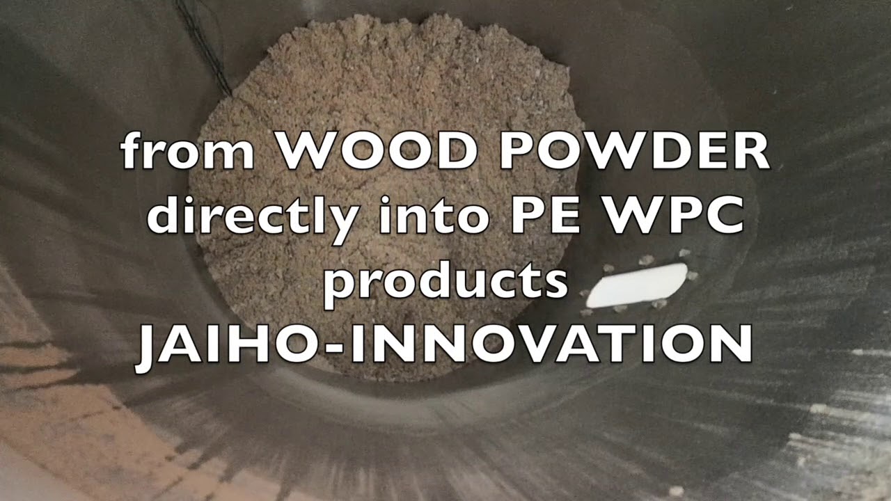 PE WPC extrusion line-- NEW REVOLUTION IN THE WORLD BY JAIHO -MACHINERY