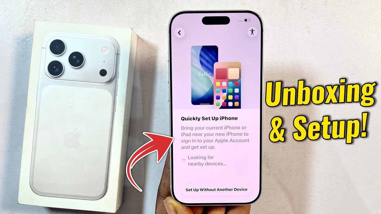 iPhone 17 Pro: Unboxing & Complete Setup! 