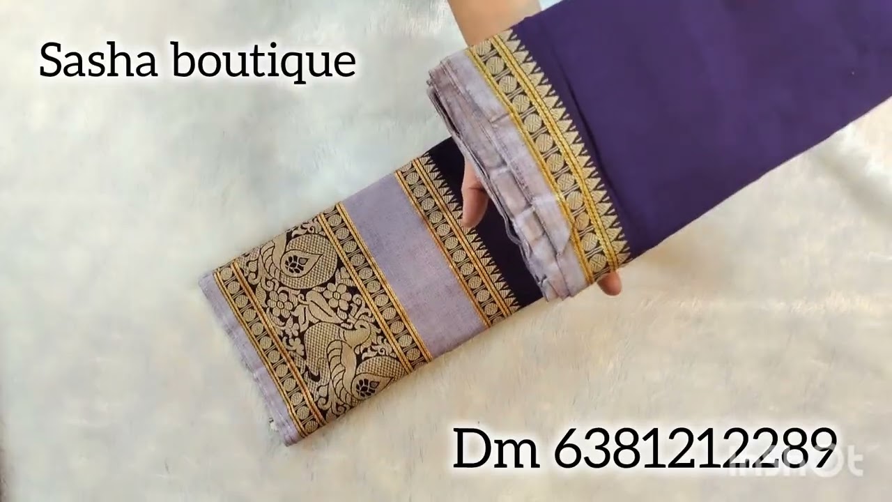 🥳100% pure narayan pet mercerized cotton handloom sarees with blouse🥳