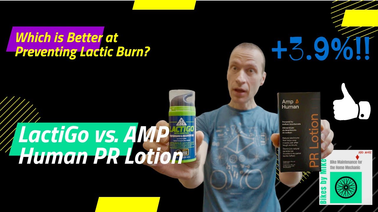 LactiGo vs. AMP Human PR Lotion: Which is Better at Preventing Lactic Burn?